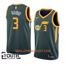 Maillot NBA Utah Jazz Ricky Rubio 3 2018-19 Nike Vert Swingman - Enfant